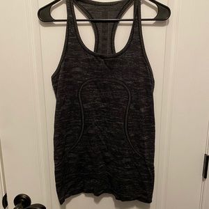 Lululemon gray and black Swiftly Tech Racerback